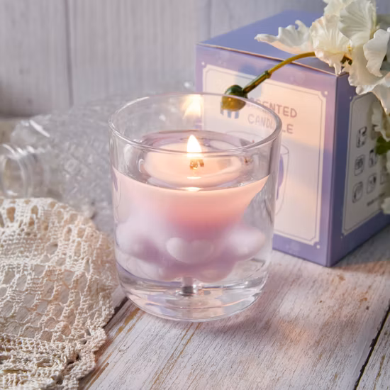 Частная марка китайского производителя 5 унций ароматизированного стекла соевой восковой свечи Подарочная свеча для домашнего декора